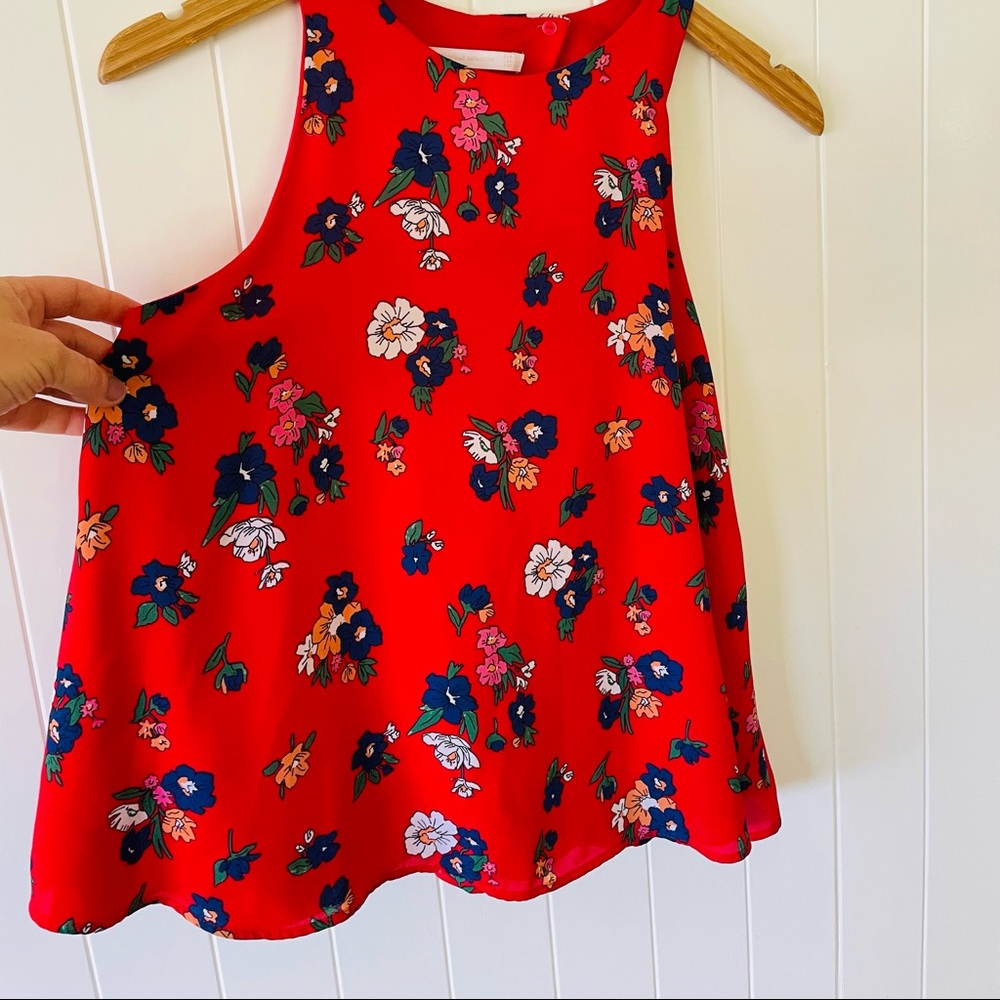 Zara Dressy Tank size Small - bow tie back